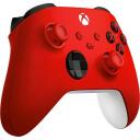 Microsoft Xbox bezvadu kontrolieris sarkans QAU-00012, 40h, 10 pogas, Bluetooth, akumulators, D-pad, koplieto&scaron;anas poga