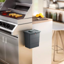 Seinale paigaldatav prügikast FlexBox S / 7L / tumehall  030420100