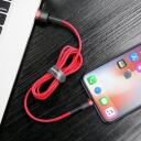 Baseus Kaabel CALKLF-A09, 50cm, 2,4A, Apple Lightning, USB 2.0, punane