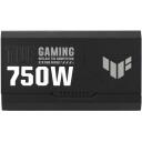 Asus TUF Gaming maitinimo &scaron;altinis 90YE00S3-B0NA00, 750W, 80 PLUS Gold, visi&scaron;kai modulinis, aktyvus au&scaron;inimas, 1 ventiliatorius