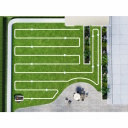 Ecovacs GOAT O1200 LiDAR PRO робот-газонокосилка беспроводной 1200m&sup2; 220mm LiDAR навигация Черно-Белая