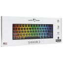 White Shark Klaviatuur SHINOBI-2-B-US-BROWN.SW, 1.8m, 61 nuppu, mehaaniline, USB, RGB valgustus