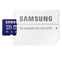 Samsung MB-MD128SA microSD PRO Plus 128 GB microSDXC UHS-I U3 V30 A2 memory card up to 180 MB/s read up to 130 MB/s White with SD adapter