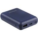 Intenso Power Bank 7313535 10000 mAh, Li-Pol&uuml;meer, 3.1 A, 1x USB-A, 1x USB-C, sinine