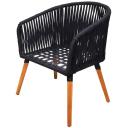 Besk tool 9138465, 60cm x 70cm x 75cm, akaatsiapuit, 1 istekoht, padjad 6cm, hall v&auml;rv