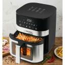 Esperanza karstā gaisa friteris EKA003, 5L, 1400W, nerūsējo&scaron;ais tērauds, 8 programmas, bez eļļas, 60 min taimeris