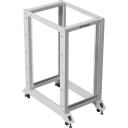 Lanberg Avatud rack 19" 22U OR01-6022-S, 600x1000mm, RAL7035, 4 vertikaalset paigaldusrauda