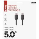 Emos Высокоскоростной HDMI 2.0 кабель A&ndash;A S10500, 5 м, 18 Гбит/с, 4K, Ethernet, ARC, поддержка 3D