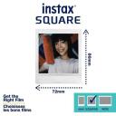 Fujifilm Instax Square Rainbow (10) Instant Film 8720094754284, 72 x 86 mm, 2.4 x 2.4" pildi ala, 3.4 x 2.8" tr&uuml;ki suurus, 10 tk.