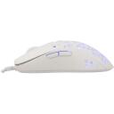 White Shark Pele TRISTAN-W-2 GM-9004, 91g, 143mm, 65mm, 38mm, 6 pogas, 1.8m, 50-12800 DPI, RGB, programmējami taustiņi