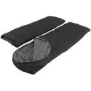 Easy Camp Raven Square Double 5&deg;C | Sleeping Bag | 220 x 150 cm | Temperature -9 to 10 &deg;C | Two-way open-end, L-shaped, autolock
