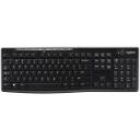 Logitech Klaviatūra K270 920-003738, belaidė, QWERTY, 2.4 GHz, 10 m, 24 mėnesių baterijos veikimo laikas, juoda