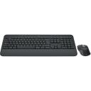 Logitech Klaviatūra ir pelė MK650/Graphite 920-011004, 118 klavi&scaron;ai, 2 AA baterijos, Bluetooth 5.1, 10m belaidis nuotolis