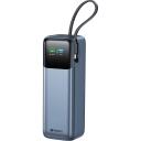 Sandberg All-in1 Powerbank 421-31, 27000 mAh, LiPo, 240 W, USB Type-A 1, USB Type-C 1, melns, pelēks
