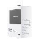 Samsung I&scaron;orinis SSD T7 MU-PC1T0T/WW 1TB, skaitymo greitis 1050 MB/s, ra&scaron;ymo greitis 1000 MB/s, USB Type-C, pilkas