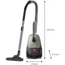 Philips tolmuimeja XD2152/12, 850 W, 3 L, silindriline, kuiv, tolmum&uuml;ts, must/hall