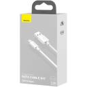 Baseus Andmekabel USB Lightning MODEL TZCALZJ-02, 150cm, 2x2.4A, Apple Lightning, USB Type A, valge