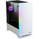 Zalman Arvutikorpus S5 WHITE, 2x3,5", 6x2,5", 7 laiendusslotti, 1x120mm ventilaator, RGB valgustus