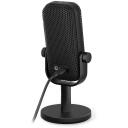 Endorfy mikrofons EY1B013, frekvence 30 - 18000 Hz, bitu ātrums 24 bit, USB Type-C, melns, galda montāža, 2 m kabelis