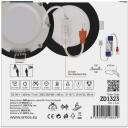 Emos LED &scaron;viestuvas NEXXO ZD1323, 7 W, 480 lm, IP40/IP20, &scaron;iltai/neutrali balta, apvalus, 30 000 valandų, 110&deg; spindulio kampas