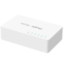 Ruijie Reyee RG-ES05F | 5-Port 10/100 Mbps Unmanaged Network Switch — Sleek White Design