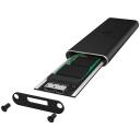 Raidsonic SDD cietā diska korpuss IB-183M2, USB 3.0, M.2 SATA, 1x M.2 22x30/42/60/80mm, alumīnijs, datu indikators