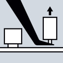 Precīzās elektriskās knaibles, KNIPEX, 64 62 120, 7 mm grie&scaron;anas mala, 70 g, DIN ISO 9654