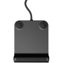 Sbox kar&scaron;u lasītājs CR-02, USB 2.0, 1,5m, līdz 420 Kbps, melna, ABS plastmasa, Windows 10/11, MAC OS 10.15, Linux