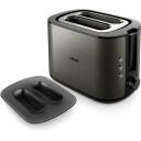 Philips Tosteris HD2651/80, 1050 W, 230 V, 50-60 Hz, 2 riekelės, Titano spalva, Metalinis korpusas, 8 rudos spalvos lygiai
