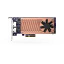 Qnap tīkla adapteris QM2-2P2G2T, 2 x 2.5GBASE-T, PCIe, 2500 Mbit/s, 152.65 mm, 68.9 mm, 20.6 mm