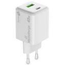 Mediarange Зарядное устройство MRMA113-2 45W, 1x USB-C, 1x USB-A, 100-240V, 20V, Быстрая зарядка, Корпус класса V0