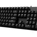 Logitech Juhtmega m&auml;nguriklaviatuur G413 SE 920-010437, 1.8m, must, mehhaanilised nupud, valge valgustus, USB