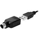 Logilink Klaviatūra ID0019A, 109 taustiņi, USB, ūdensizturīga, melna, Vācu QWERTZ izkārtojums