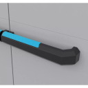 Skapis Linear Tall Cabinet KETER 29206640 68x39x173cm melns/pelēks/tumši zils