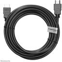 Neomounts HDMI кабель HDMI15MM, 5 м, 10.2 Гбит/с, 340 МГц, 2 x HDMI A мужские разъемы, черный