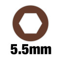 HOLLOWCORE&trade; UZGRIEŽŅU SKRŪVGRIEŽI, 5.5 MM HOLLOWCORE NUT DRIVER, 4932492366 MILWAUKEE