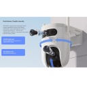 Ezviz H9C CS-H9c-5MP-5MP Divu Objektīvu Ārējā IP65 5MP 3K Viedā Pan & Tilt 360 Kamera MicroSD / Nakts Redzamība Balta