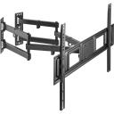 Sbox Kron&scaron;teins PLB-1348-2, 32-70 collu, 75x75-600x400, 45kg, melns, tērauds, plastmasa, noliecams-grozāms