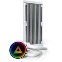 Montech CPU Охладитель LIGHTFLOW 240 ARGB (W), 2x120mm, 129.5m&sup3;/h, 2.39mmH2O, FDB, 6 лет гарантии