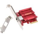 Asus v&otilde;rgukaart XG-C100C 90IG08B0-MO0B00, 10Gbps, 10Gb Ethernet x 1, PCIe 3.0 x4, Ethernet 5GBase-T, Windows 10/11