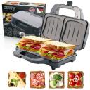 Adler Тостер CR 3054, 1300 W, 220-240 V, 50/60 Гц, 2 ломтика, серебристый