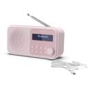 Sharp Tokyo Digitaalne Raadio DR-P420(PK), DAB/DAB+/FM, 4 x AA, 2 k&otilde;larit, Bluetooth, kaasaskantav, roosa