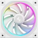 Deepcool Ventilaator FL12 WH 3 IN 1 R-FL12-WHAPN3-G, 55 cfm, 32 dBA, 500-2150 rpm, 4-poolne mootor, ARGB Gen 2