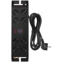 Emos &Uuml;levoolu kaitse P54252, 3 m, 1800 J, 8 &times; 2P + PE, 3680 W, 16 A, EMI/RFI filter, laste kaitse