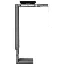 Digitus PC galda stiprinājums DA-90411, 30-51 cm, tērauds, melns, augstuma regulē&scaron;ana, platuma regulē&scaron;ana, 360&deg; rotācija
