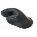 Gembird USB optinė pelė MUSW-ERGO-03, 6 mygtukai, 1600 DPI, ergonomi&scaron;kas dizainas, belaidė, juoda