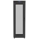 Lanberg seisev rack-kapp 19 tolli 47U 800x1000mm, perforatsiooniga LCD uksed, FF01-8047-23BL, 1200kg, 4 vertikaalset riba, IP20