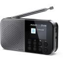 Sharp OSAKA tasku/k&auml;eshoitav digitaalne raadio DR-P520(GY), 5,08 cm, 12 h, Bluetooth 5.3, DAB/DAB+/FM