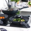 Salter Cep&scaron;anas panna BW12258EU7, 24cm, 4.8cm, Alumīnijs, Nepiedego&scaron;s, Elektriskā, Gāzes, Stikla keramikas, Indukcijas