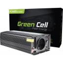 Green Cell Keitiklis INV03DE, 500W, 12V, 1000W, 230V, Apsauga: pervir&scaron;is, perkaitimas